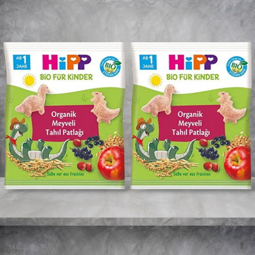Organik Meyveli Tahıl Patlağı 30 Gr x 2 Adet