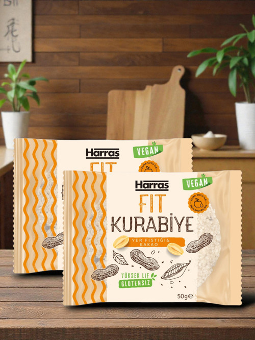Yer Fıstığı&Kakao Kurabiye 50 g x 2 Adet