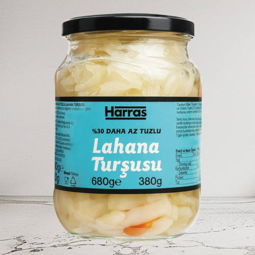 %30 Az Tuzlu Lahana Turşusu 680 g
