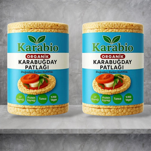 Organik Karabuğday Patlağı 90 Gr x 2 Adet