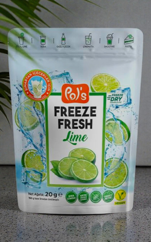 Freeze Fresh Dondurularak Kurutulmuş Lime 20 gr