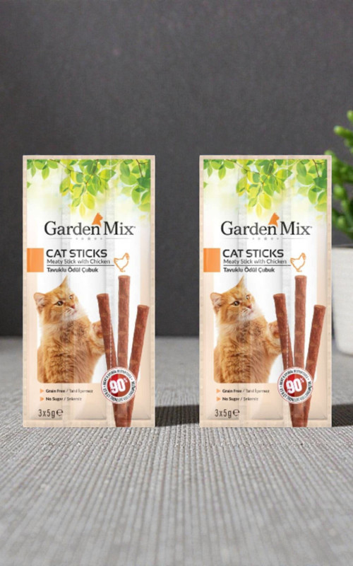Mix Tavuklu Kedi Stick 3x5 g x 2 Adet
