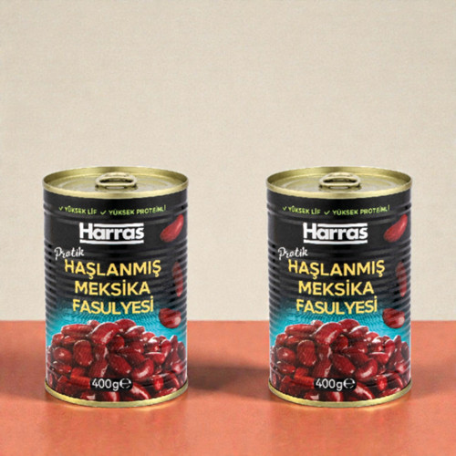 Haşlanmış Meksika Fasulyesi 400g x 2 Adet