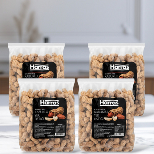 Kabuklu Yer Fıstığı 500 g x 4 Adet