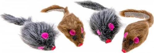 Peluş Fare Siyah ve Beyaz 5 Cm