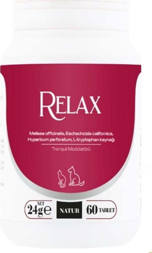 Relax Kedi Köpek Sakinleştirici 60 Tablet
