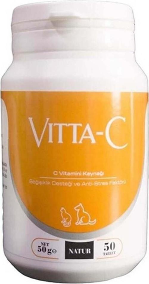 Vitta C Kedi Ve Köpekler İçin C Vitamini 50 Tablet