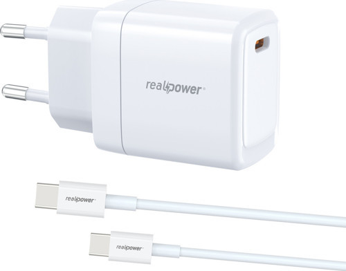 GaN 35W USB-C hızlı şarj cihazı ve kablo set siyah PD (USB-C - USB-C) TCS35WWH