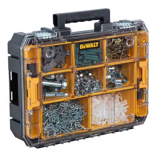 TSTAK Ağır Hizmet Tipi Şeffaf Kapaklı Takım Çantası DW001 (Çıtır Darbeli)