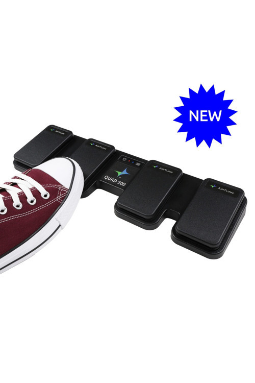 Bluetooth Sayfa Çevirici Pedal Quad500