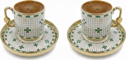Porselen Kahve Takımı 2 Kişilik | Özel Tasarım | 90 ml