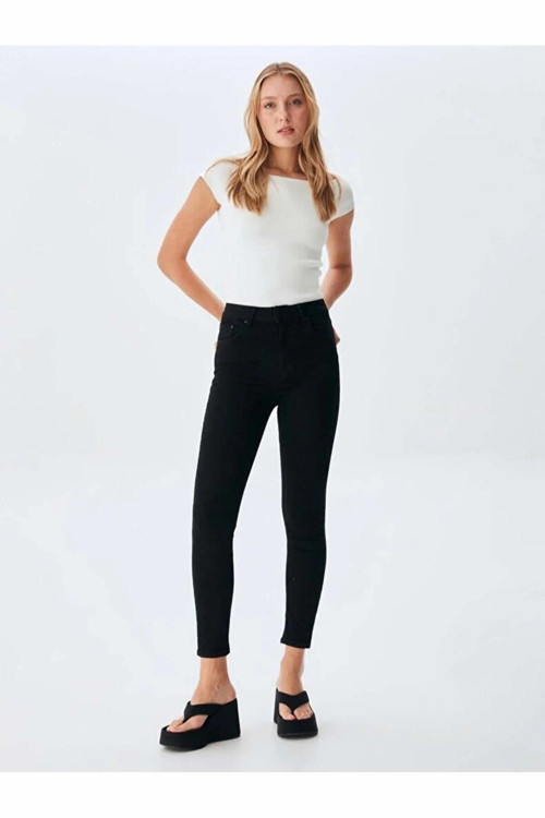 Marcella X Black Wash Kadın Jean Pantolon