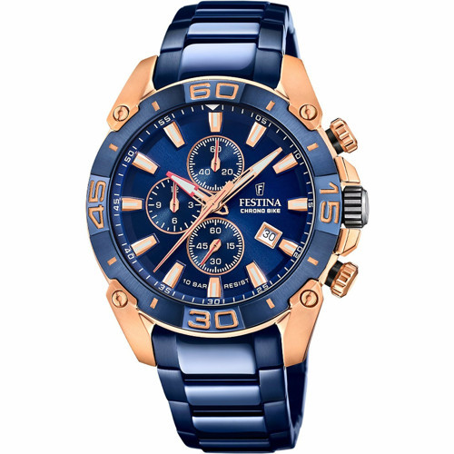F20711/1 Special Edition Quartz Çelik Mavi 10 ATM Safir Cam 45 mm Erkek Kol Saati