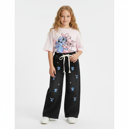 Stitch Kız Çocuk Pantolon