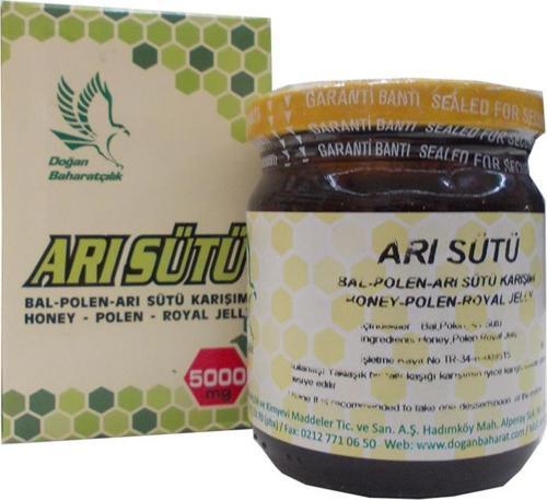 Baharat 5000 MG Bal Polen Arı Sütü Karışımı 230 G Bebe Doz