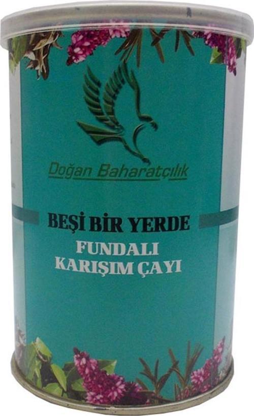 Baharatçılık Beşi Bir Yerde Fundalı Bitki Çayı Teneke 100G