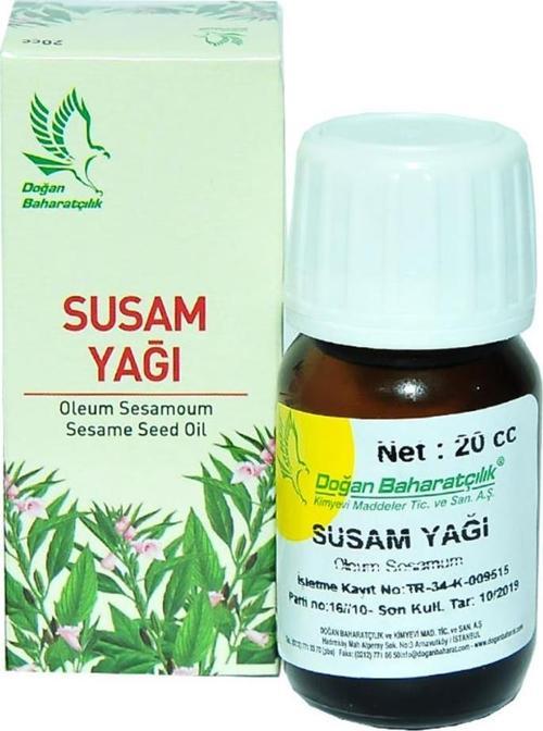 Baharatçılık Susam Yağı 20cc Doğal Saf Cam Şişe
