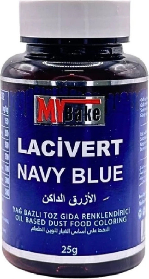 YAĞ BAZLI TOZ BOYA MY BAKE 25 GR LACİVERT