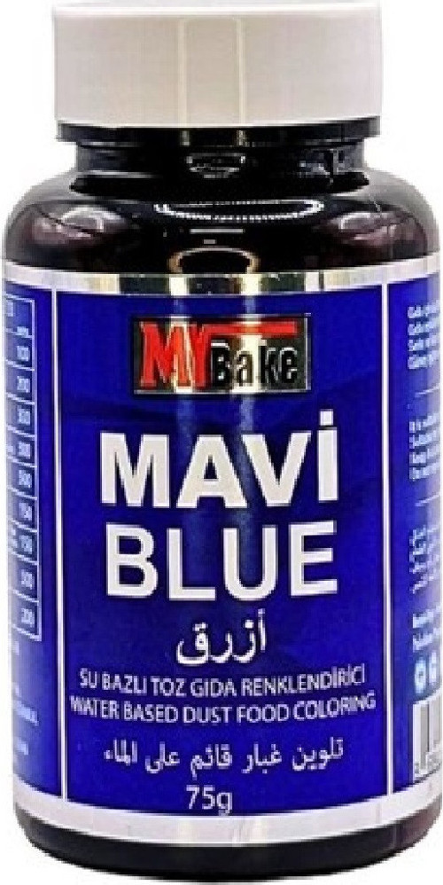 SU BAZLI TOZ GIDA BOYASI MY BAKE 75 GR MAVİ