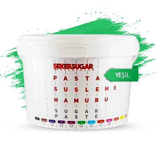 ŞEKER & SUGAR ŞEKER HAMURU 2,5 KG YEŞİL