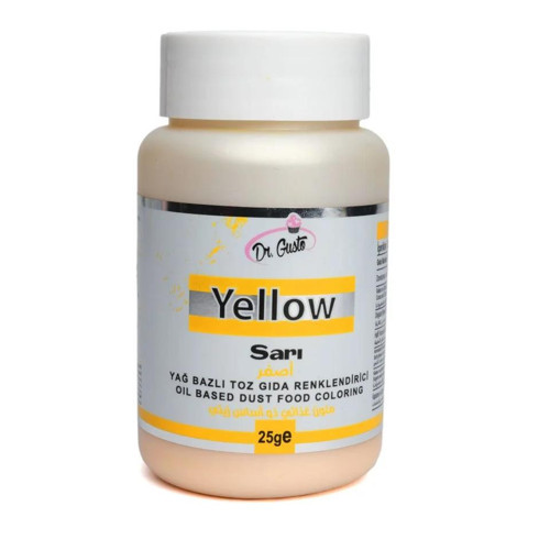 YAĞ BAZLI TOZ BOYA DR.GUSTO 25 GR SARI
