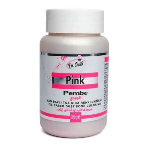 YAĞ BAZLI TOZ BOYA DR.GUSTO 25 GR PEMBE