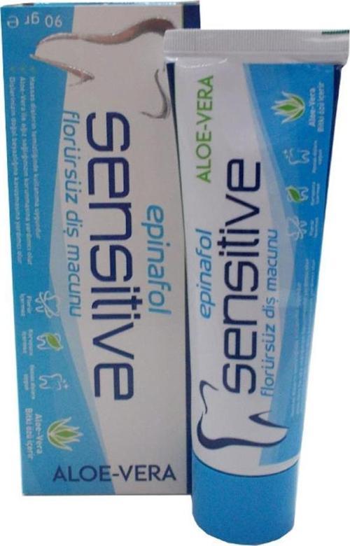 Sensitive Aloe Vera Özlü Florürsüz Diş Macunu 90 gr