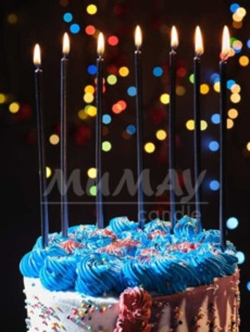 MUM UZUN SİYAH 7 Lİ 20 CM
