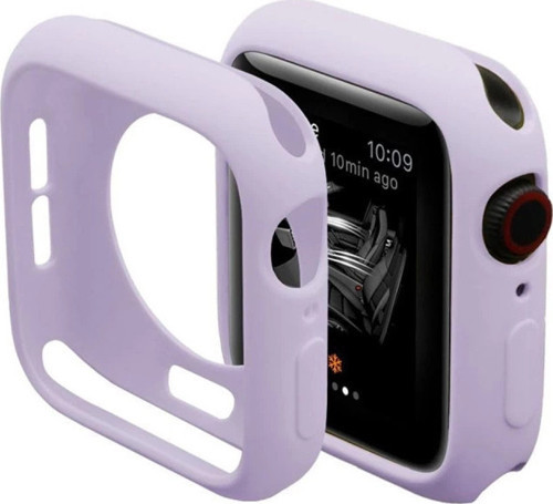 Apple Watch 38mm Silikon Alt Kasa - Lila