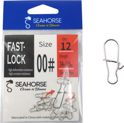 Fast Lock Snap Nickel #00 Qty:12