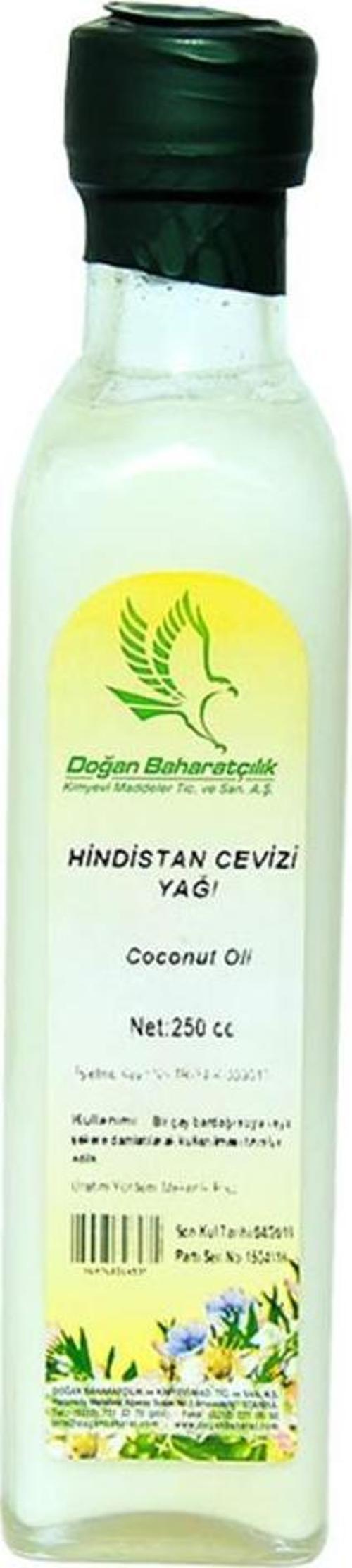 Baharatçılık Hindistan Cevizi Yağı 250cc Soğuk Press Sıkım