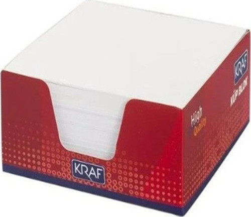 Küp Blok 8X8Cm Beyaz Not Kağıdı - 2 adet