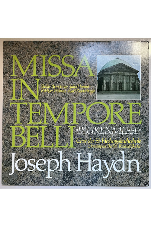 Joseph Haydn Missa In Tempore Belli Paukenmesse Lp Plak (Orijinal 1980 Dönem Alman Baskı Plak)