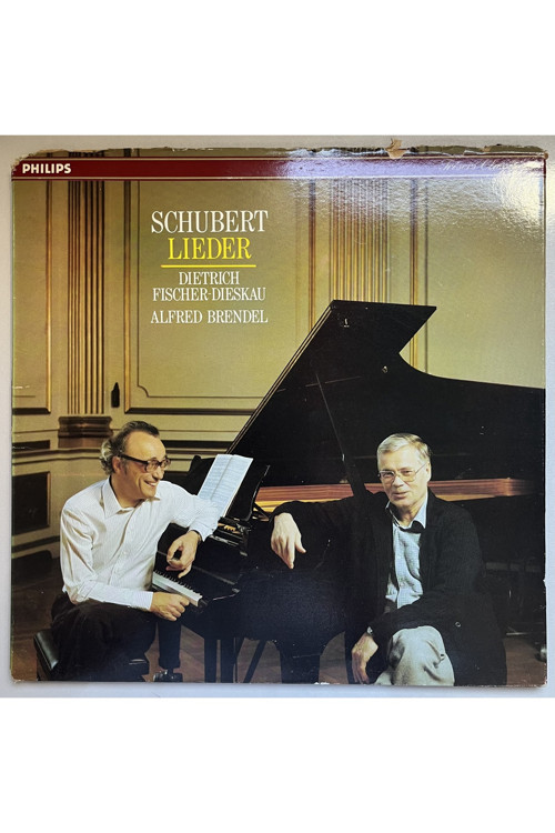 Schubert Dietrich Fischer Dieskau, Alfred Brendel Songs Lieder Lp Plak (1983 Dönem Baskı Plak)