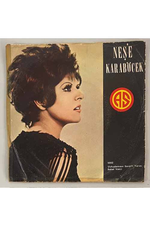 Neşe Karaböcek Uykudamısın Sevgili Yarim - Seher Vakti 45 lik Plak (Orijinal Dönem Baskı Plak)