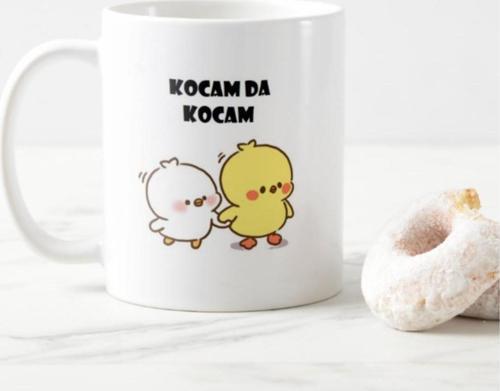 Baskibazar "Kocam Da Kocam" Baskılı Kupa Bardak