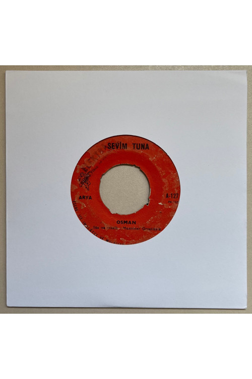 Sevim Tuna Sırılsıklam Seviyorum - Osman 45’lik plak (Orijinal Dönem Baskı)