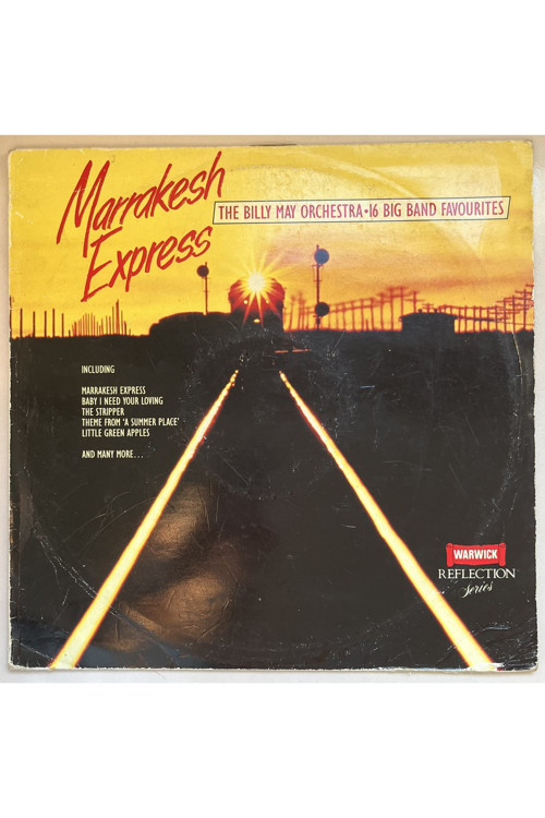The Billy May Orchestra Marrakesh Express Lp Plak (Orijinal 1987 Dönem Avrupa Baskı Plak)