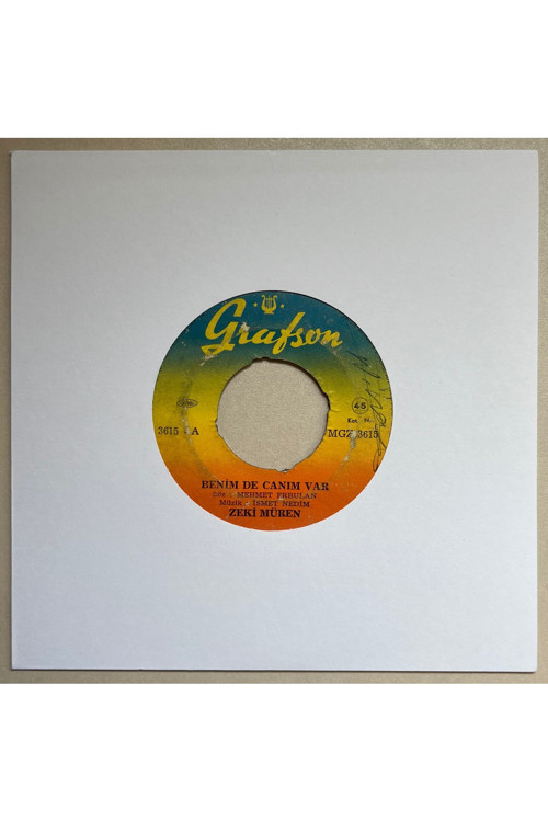 Zeki Müren Niçin Baktın Bana Öyle - Benim De Canım Var (Orijinal Dönem Baskı)