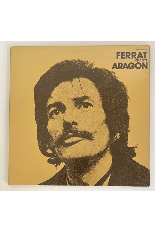 Jean Ferrat Ferrat Chante Aragon Lp Plak (Orijnal 1971 Dönem Fransa Baskı)