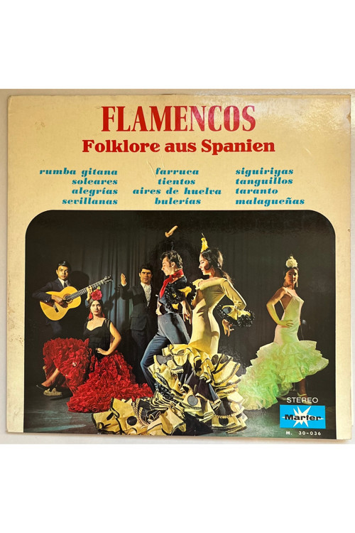 Flamencos Folklore Aus Spanie Lp Plak (Orijinal Dönem Alman Baskı)