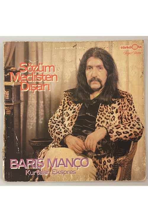 Barış Manço Kurtalan Ekspres Sözüm Meclisten Dışarı Lp Plak (Orijinal 1981 Dönem Baskı Plak)