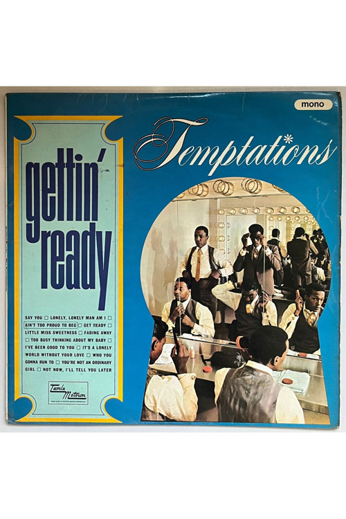 The Temptations Gettin' Ready Lp Plak (Orijinal 1966 Dönem Avrupa Baskı Plak)