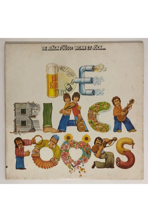 De Bläck Fööss Wenn Et Jöck Dann Weed Et Zick Lp Plak (orjinal 1981 Alman Baskı)