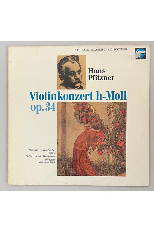 Hans Pfitzner Vİolinkonzert H-Moll Op.34 Lp Plak (Orijinal 1979 Dönem Alman Baskı Plak)