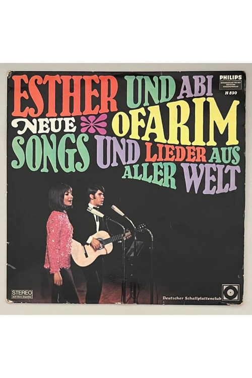 Esther Und Abi Ofarim Neue Songs Und Lieder Aus Aller Welt Lp Plak (Orjinal Dönem Alman Baskı)