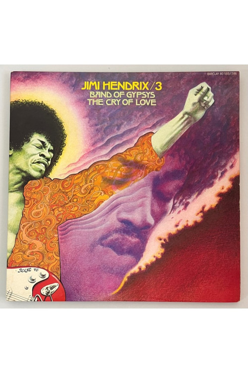 Jimi Hendrix Band Of Gypsys The Cry Of Love Plak (Orjinal 1975 Fransa Dönem Baskı)
