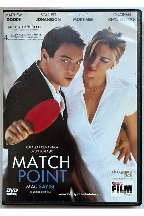 Maç Sayısı (Match Point) Dvd (Orjnal Dönem Baskı Dvd)