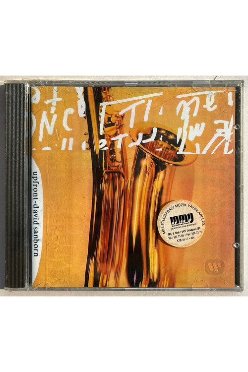 David Sanborn Upfront Cd (Orijnal 1992 Dönem Baskı Cd)