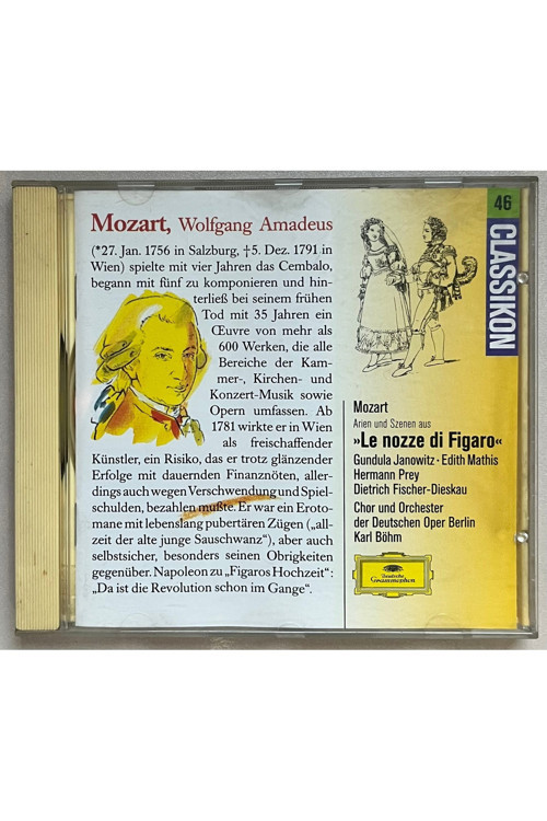 Wolfgang Amadeus Mozart Le Nozze Di Figaro Cd